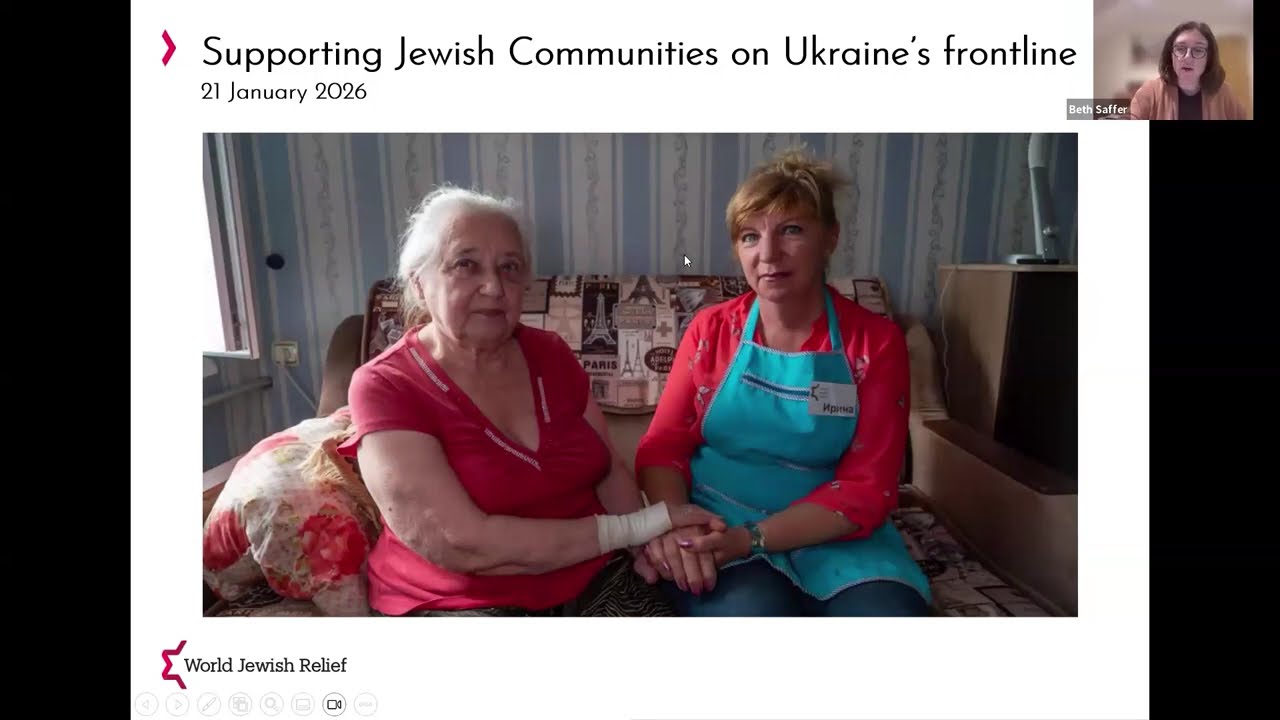 Under Fire: Supporting Jewish Communities on Ukraine’s Frontline - Webinar Recording January 2026