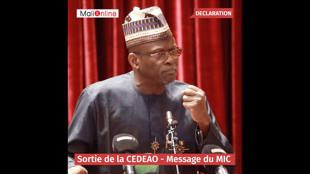 SORTIE DE LA CEDEAO - LE MINISTRE DE L'INDUSTRIE ET DU COMMERCE S'ADRESSE AUX OPÉRATEURS ÉCONOMIQUES