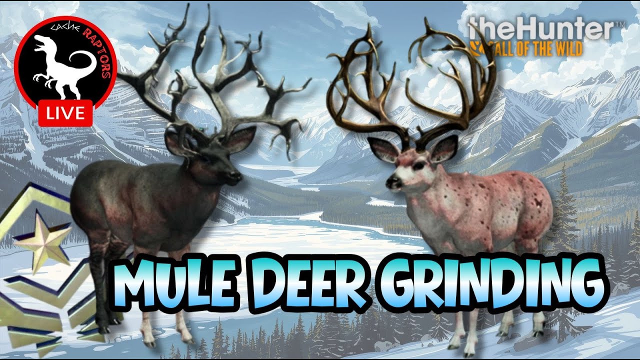 1500+ Into the Mule Deer Grind! Call of the Wild LIVE STREAMING (Portrait)