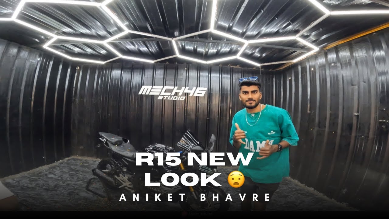आपली R15 न्यू लुक | Aniket bhavre 