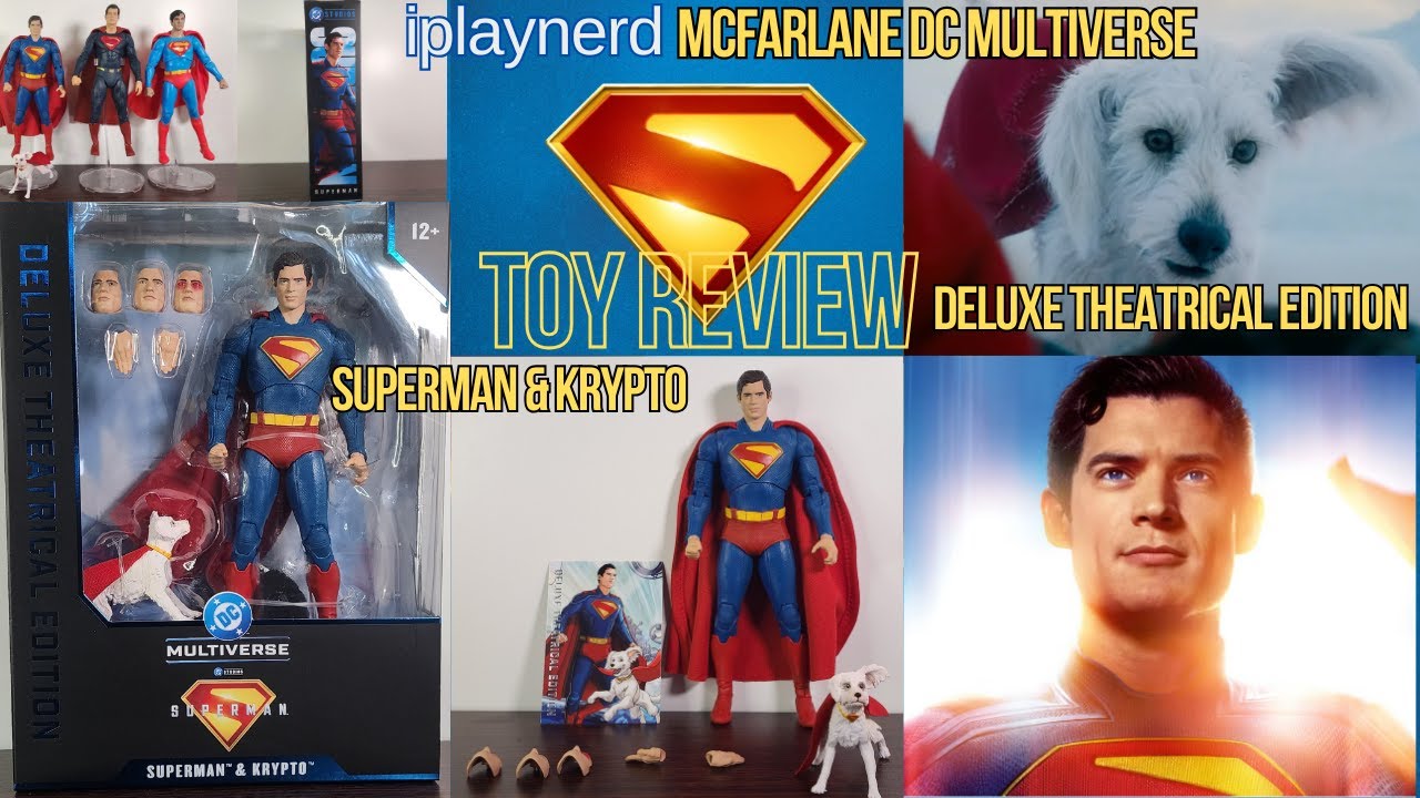 Toy Review - McFarlane DC Multiverse Superman & Krypto Deluxe Theatrical Edition
