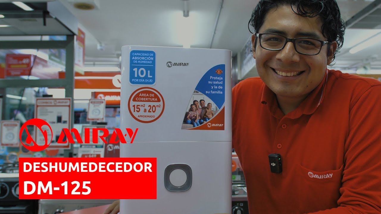 Deshumedecedor Miray DM-125: Compacto, potente y perfecto para espacios peque&ntilde;os 🏠💧