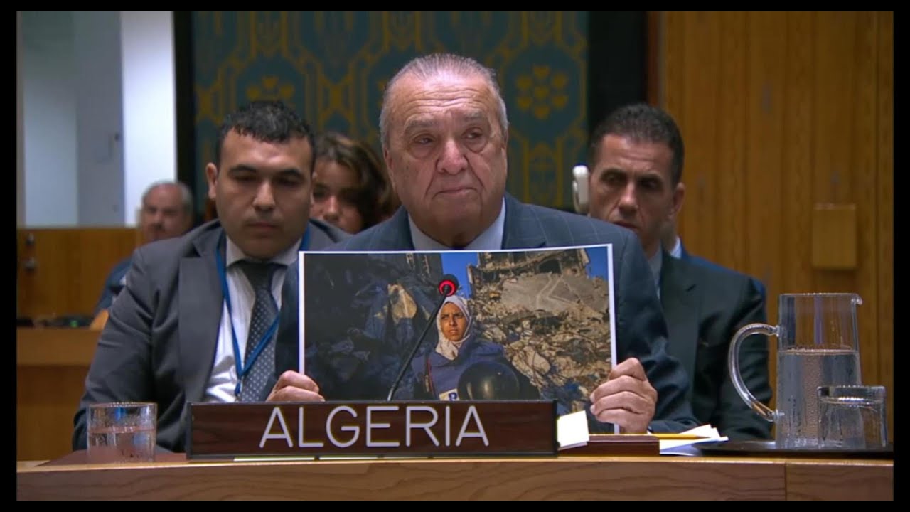 Amb. Amar Bendjama at UNSC on the situation in the Middle East including the Palestinian Question