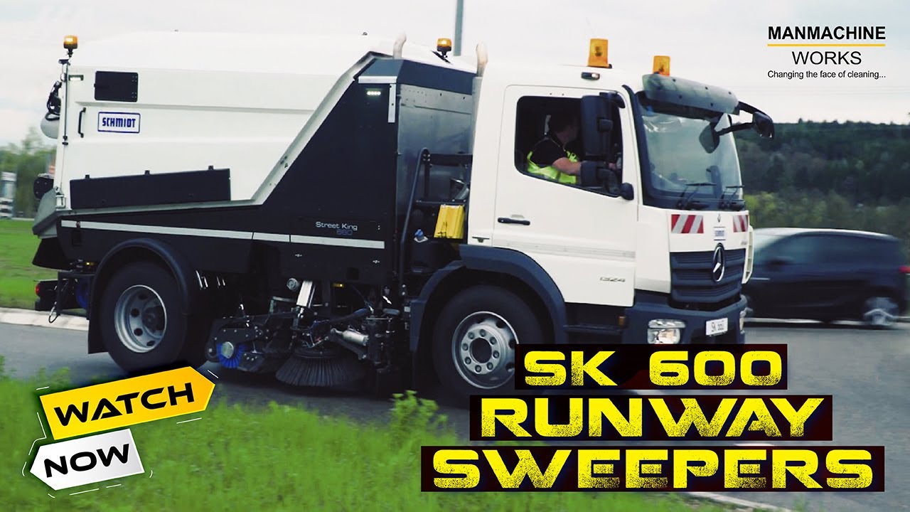 Professional road sweeper truck | Manmachine Works