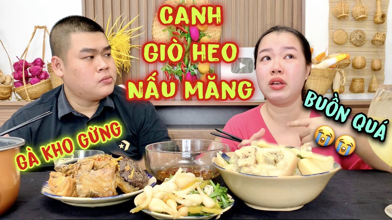 Ăn Cơm Nhà Với Canh Giò Heo Nấu Măng Và Gà Kho Gừng Điều Gì Đã Khiến Bé Kim Rơi Nước Mắt | Tập 767