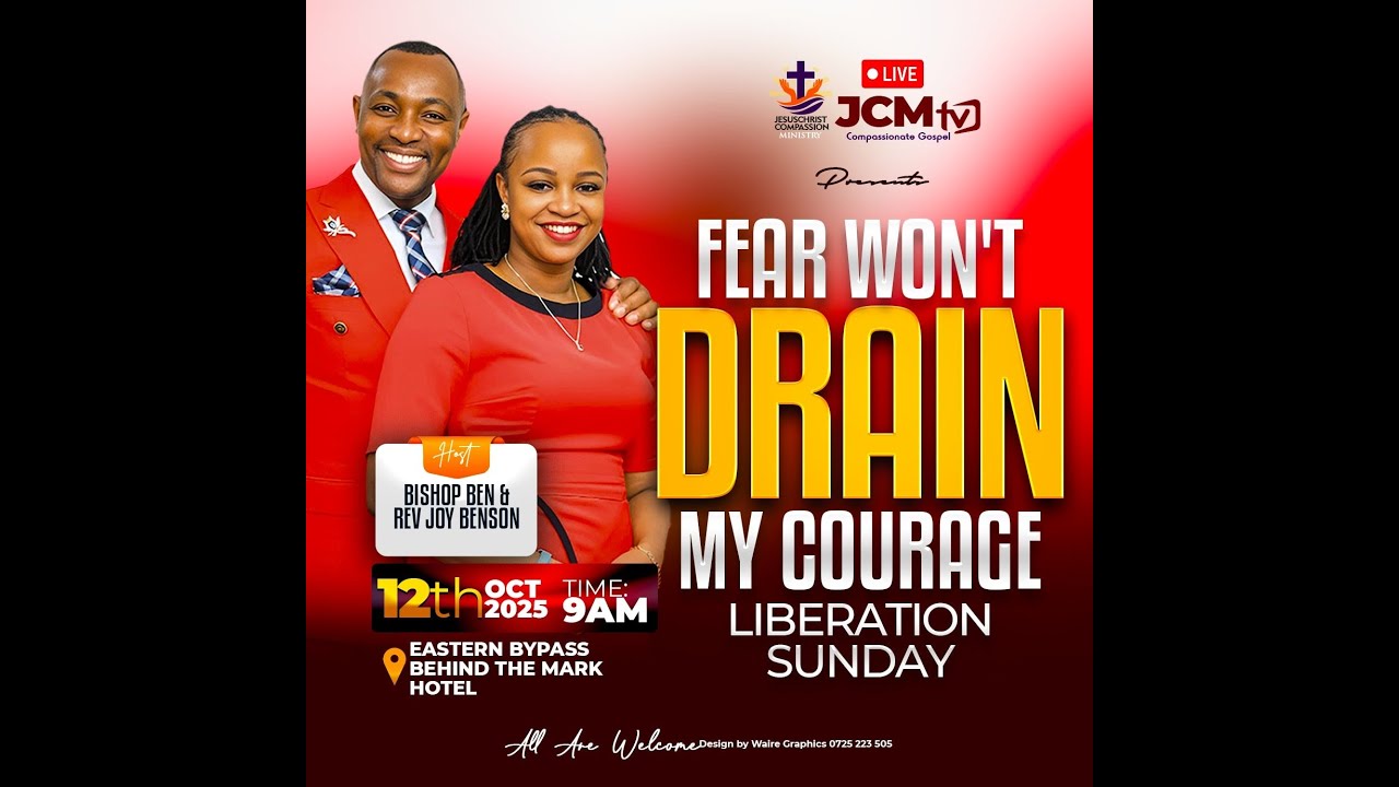 JCM LIBERATION SUNDAY || THEME: FEAR WON'T DRAIN MY COURAGE || 2ND SERVICE