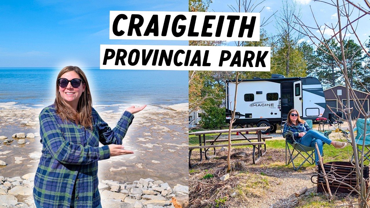 CRAIGLEITH Provincial Park Campground Tour and Review + Blue Mountain Village