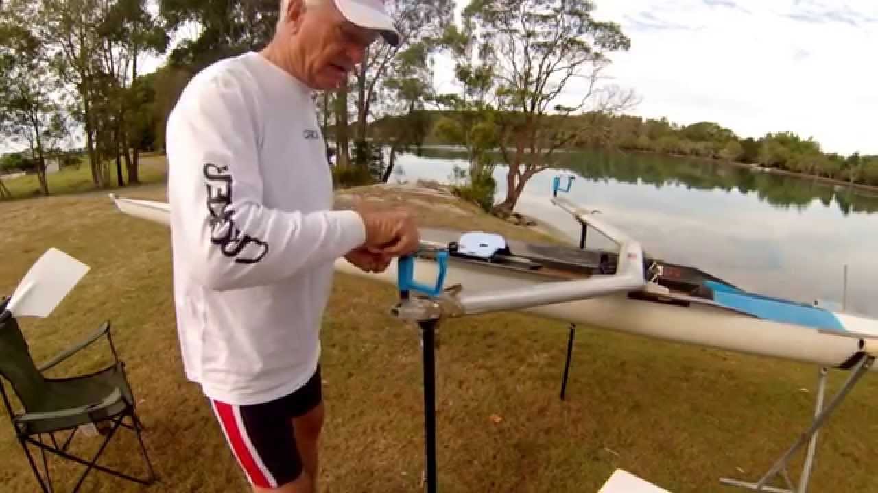 Set Pins to Vertical in Sculling Shell - Step 8