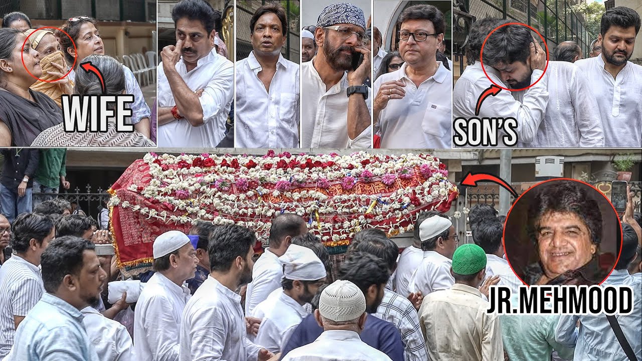 UNCUT - Jr Mehmood Janazah | FULL VIDEO | Celebrities and Family Em0ti0nal