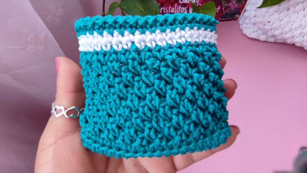No dejes de aprender esta linda PUNTADA! Como tejer Monedero a crochet.