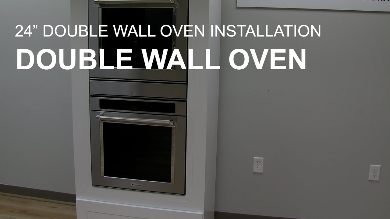 24" Double Wall Oven Installation And Trim Kit