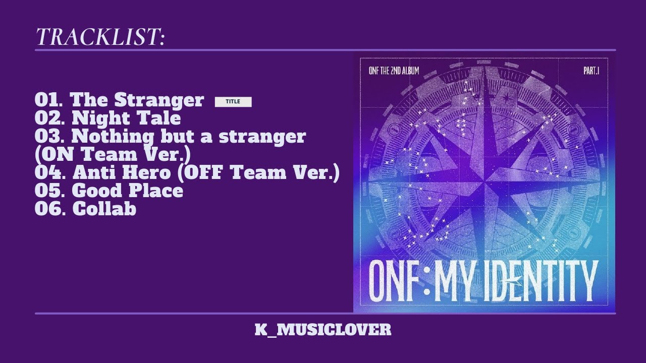 ONF (온앤오프) - 2ND ALBUM PART. 1 [ONF: MY IDENTITY]
