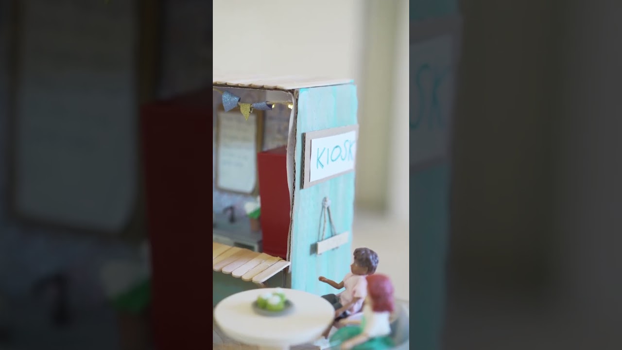Make a Lundby Dollhouse Kiosk! #diy