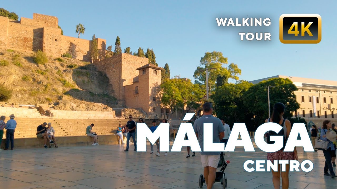 Málaga, Spain – 4K Walk in Centro Historico