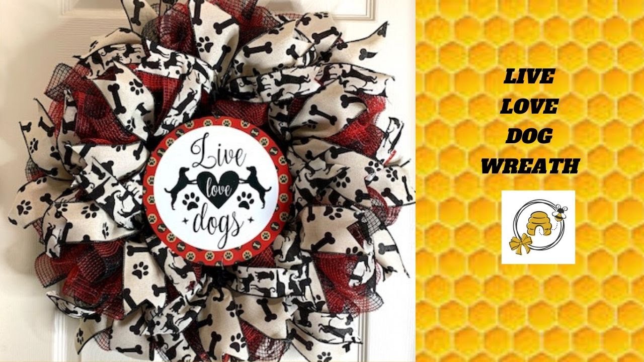 Learn how to make a Dog Wreath