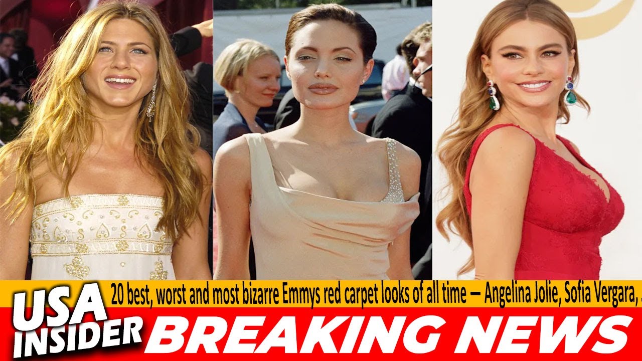 20 Best, Worst & Most Bizarre Emmys Red Carpet Looks of All Time | Angelina Jolie, Sofia Vergara