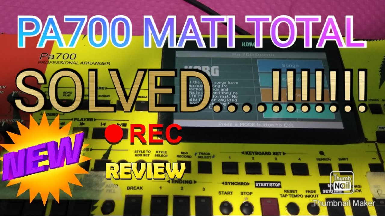KORG Pa700 MATI TOTAL 