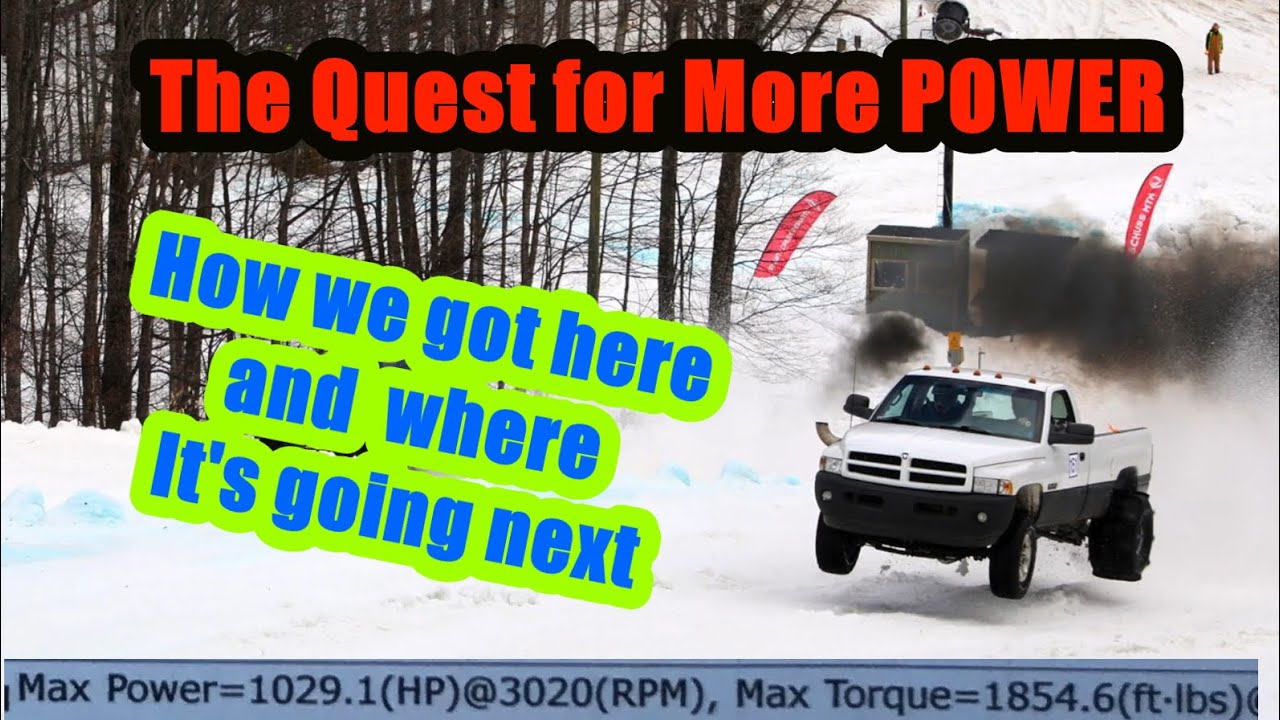 The Quest for More POWER!! How we got here and where it's going next. 5.9 Cummins Dodge Turbo Diesel
