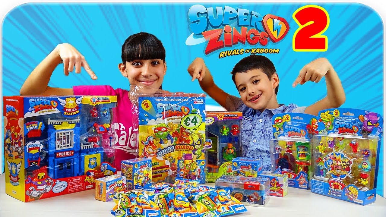 MEGA UNBOXING SUPER ZINGS SERIE 2 - Tina & Pippo Review (TOYS REVIEW)