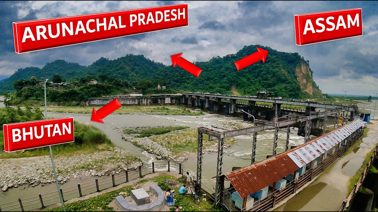 Assam, Bhutan & Arunachal Pradesh Share Border Here || Bhairabkunda Odalguri Assam