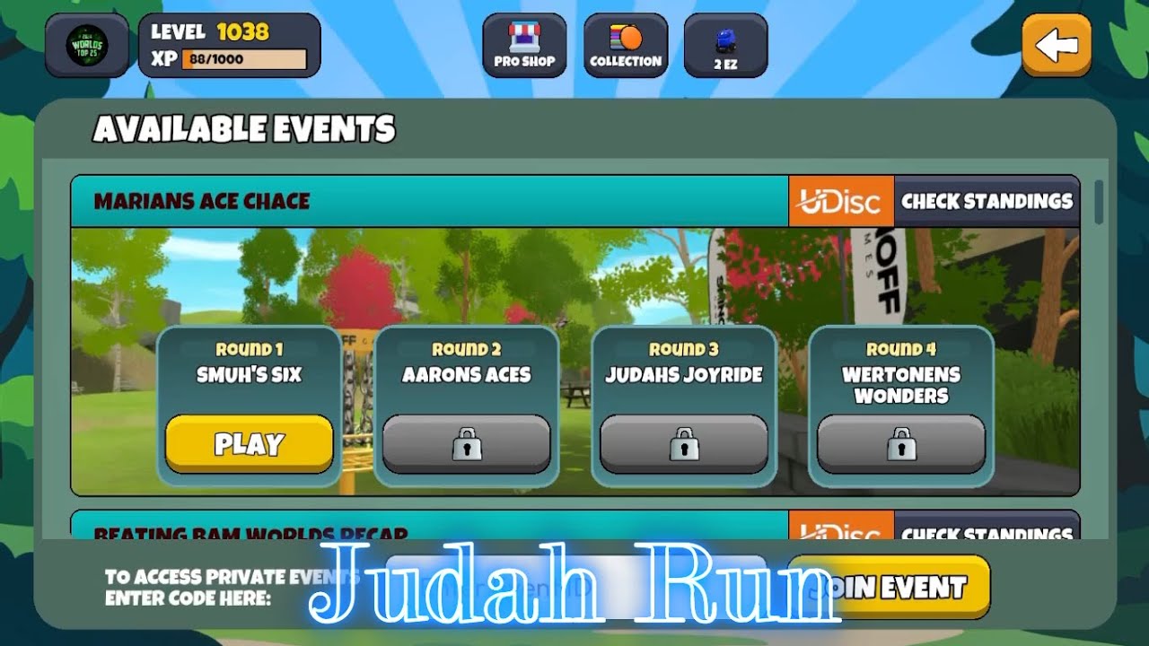Marians Ace chACE Judahs Run