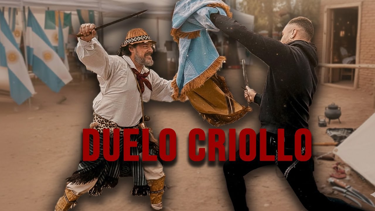 Me batí a una PELEA de ESGRIMA CRIOLLA, la pelea del GAUCHO con cuchillo 🇦🇷