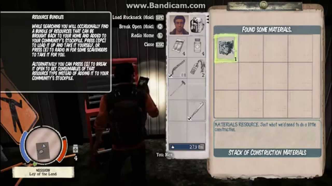 Como pegar material desde o começo em State of Decay