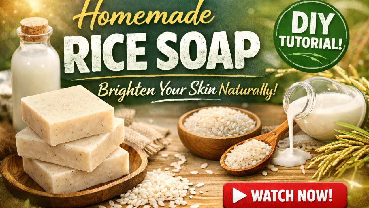 Homemade Rice Soap for Glowing Skin | Natural & Easy | Aditi Sardana