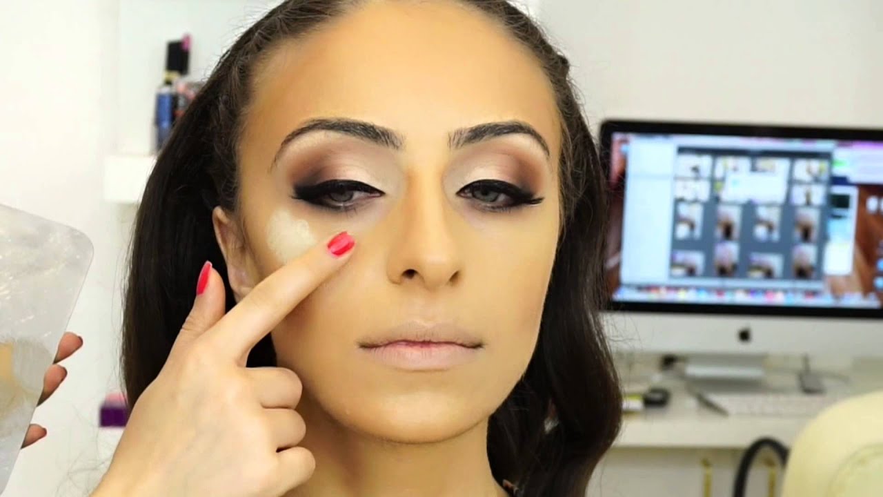Beautiful Brown Smoky eyes and Contour MakeupbyAni
