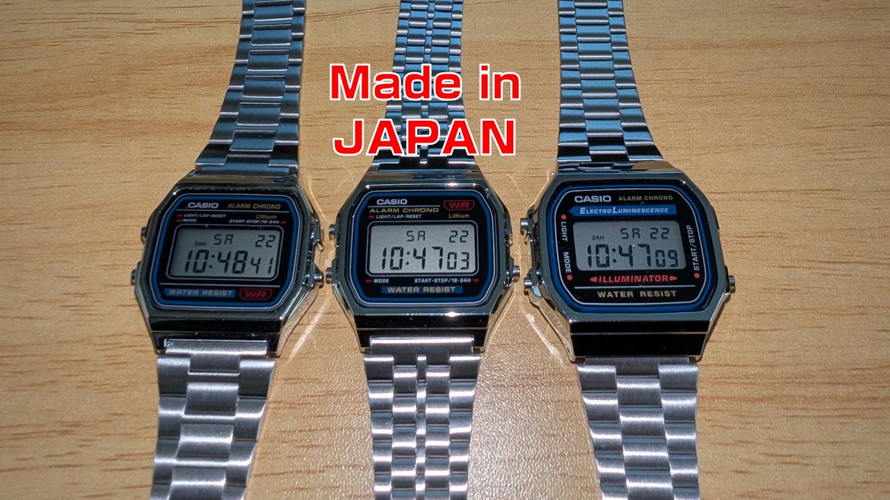 【CASIO】チープカシオのメイドイン日本！A159WA-N1JH #もちもちの屋根裏倉庫 #casio