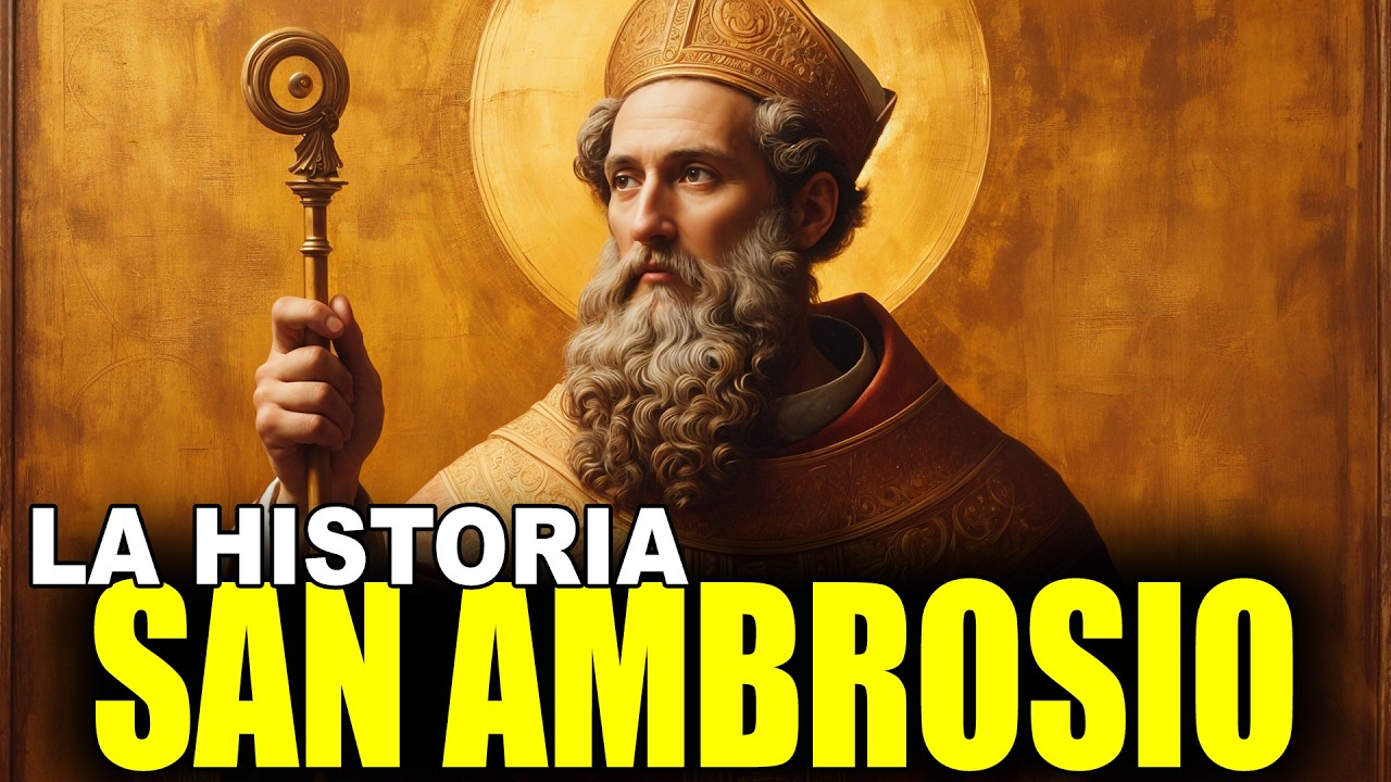 🔎 DESCUBRE la INSPIRADORA VIDA de SAN AMBROSIO ✝️