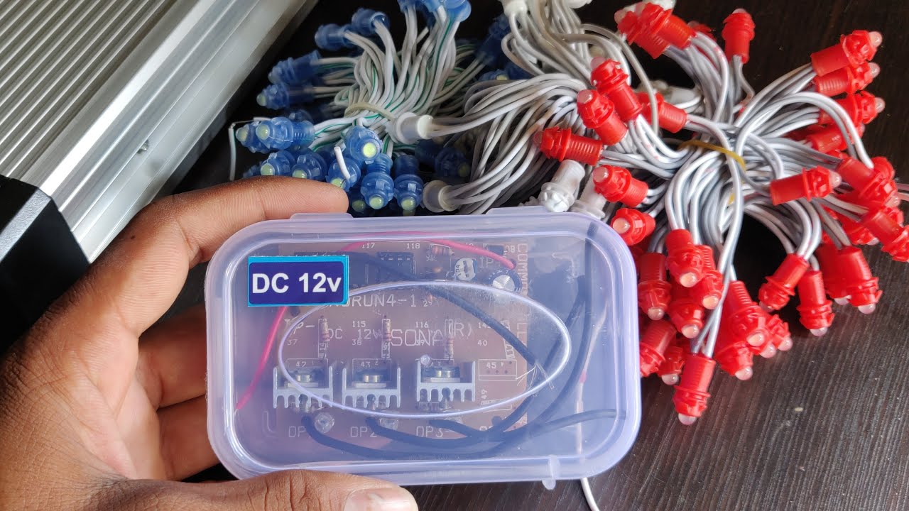 Pixel LED Light 12v Running Box Connection
