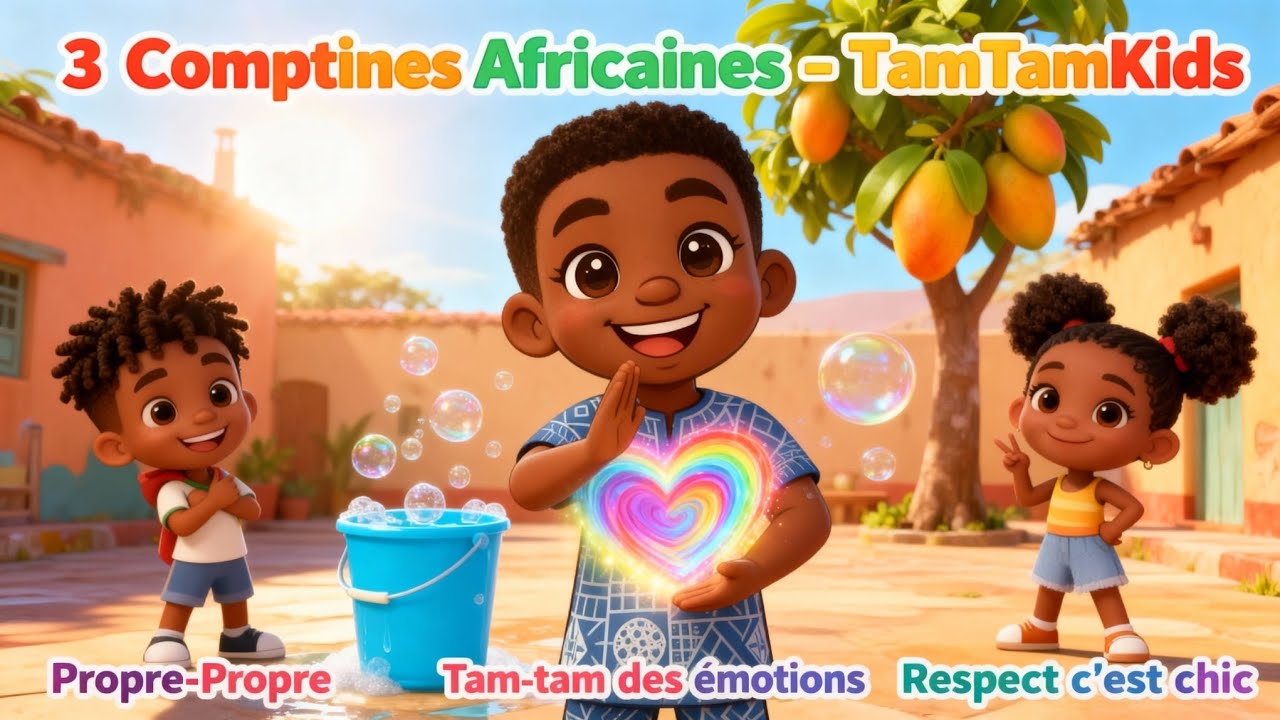 Le Grand Voyage de Kena – 30 Minutes de Comptines Africaines pour Grandir, Rire et Apprendre