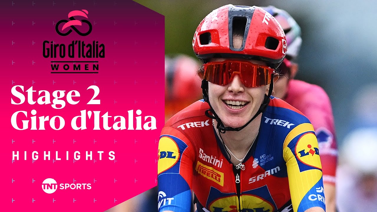 FIRST WORLD TOUR STAGE WIN! 🎉 | Women's Giro d'Italia Stage 2 Race Highlights | TNT Sports Cycling