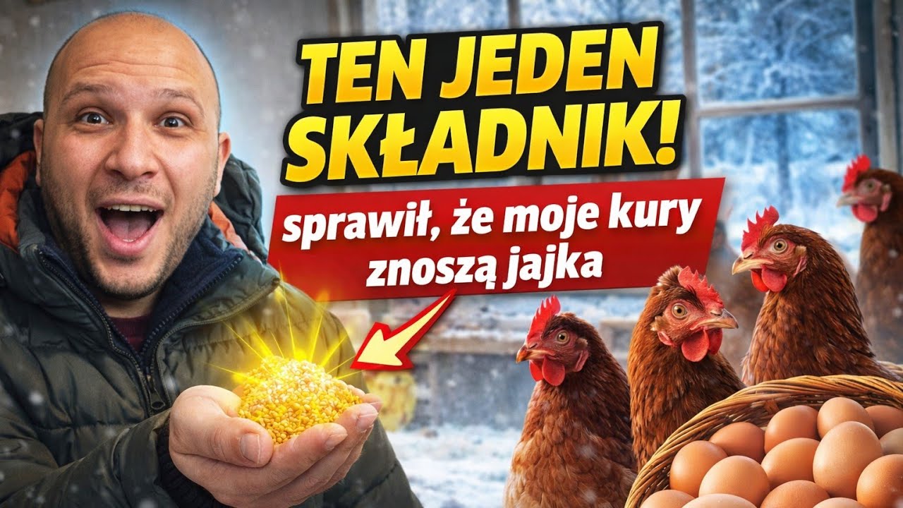 Ten jeden składnik sprawił że moje kury zaczęły się nieść!