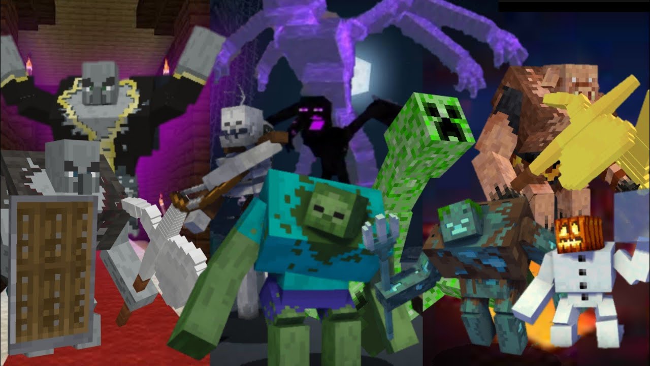 Minecraft PE Rhex Mutant Creatures Addon MCPE Mod Showcase