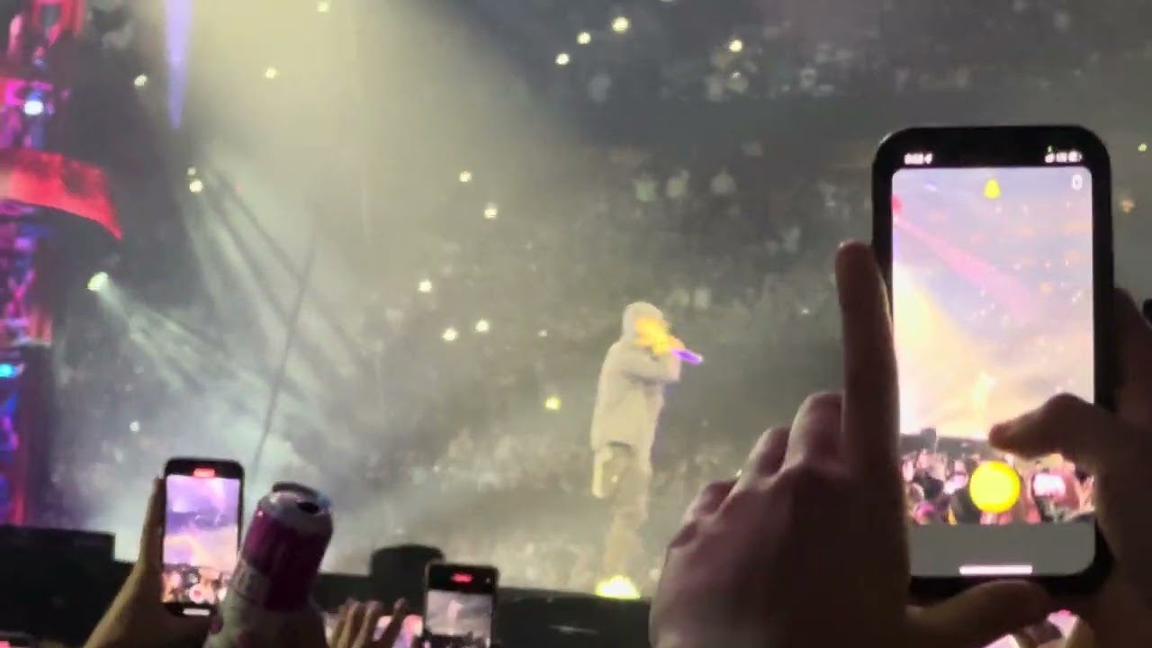 Eminem joins Ed Sheeran for “Lose Yourself “ - Detroit - July 2023
