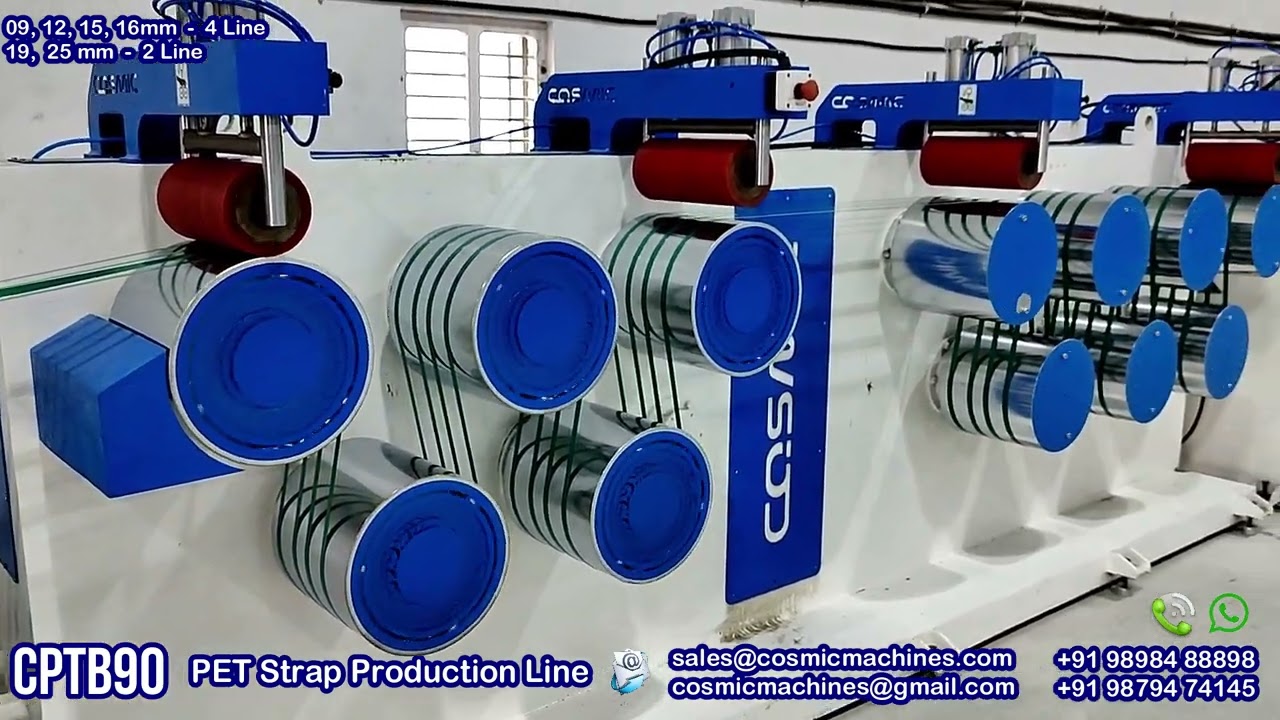 PET Strap Making Machine 4 Line