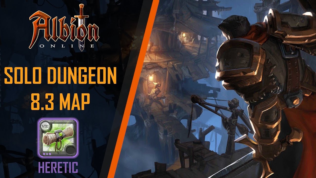 Albion Online | 8.3 Solo Random Dungeon | Heretic Dungeon - PVE Badon Build