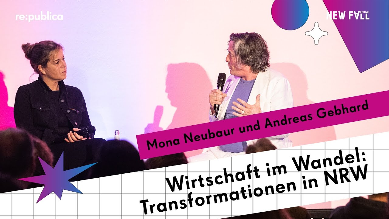re:publica x New Fall Festival 2025: Wirtschaft im Wandel: Transformationen in NRW