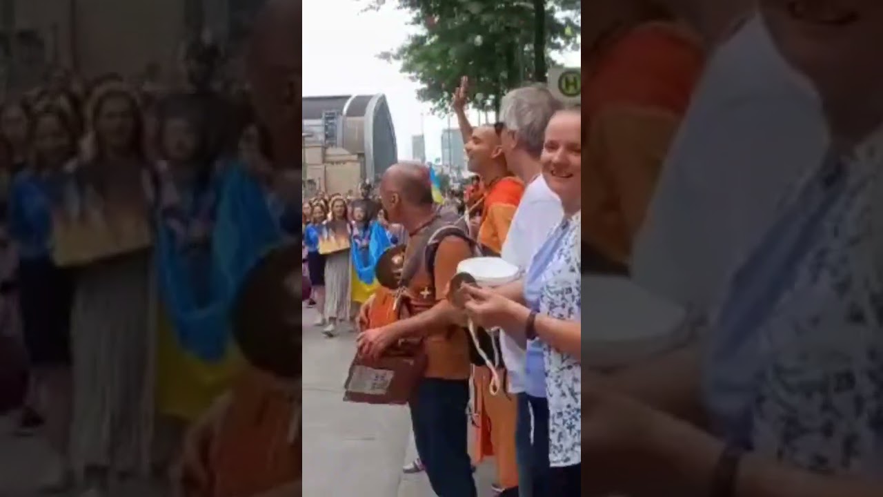 8 Harinama in Hamburg am 24.8.23