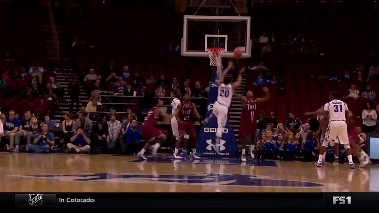 Dunkin' Desi Rodriguez Delivers 18 Points, 11 Rebounds as Seton Hall Tops Troy