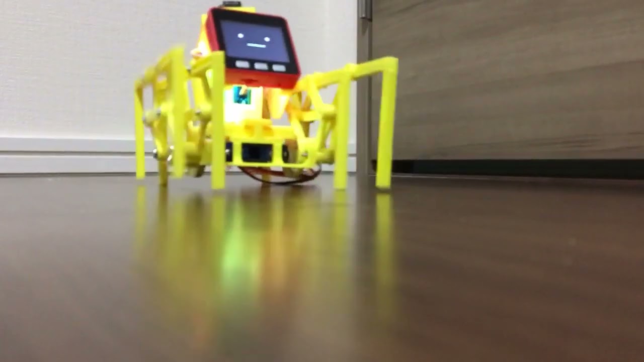 Chebyshev Linkage Walking Robot with M5 Stack (Ver. 2)
