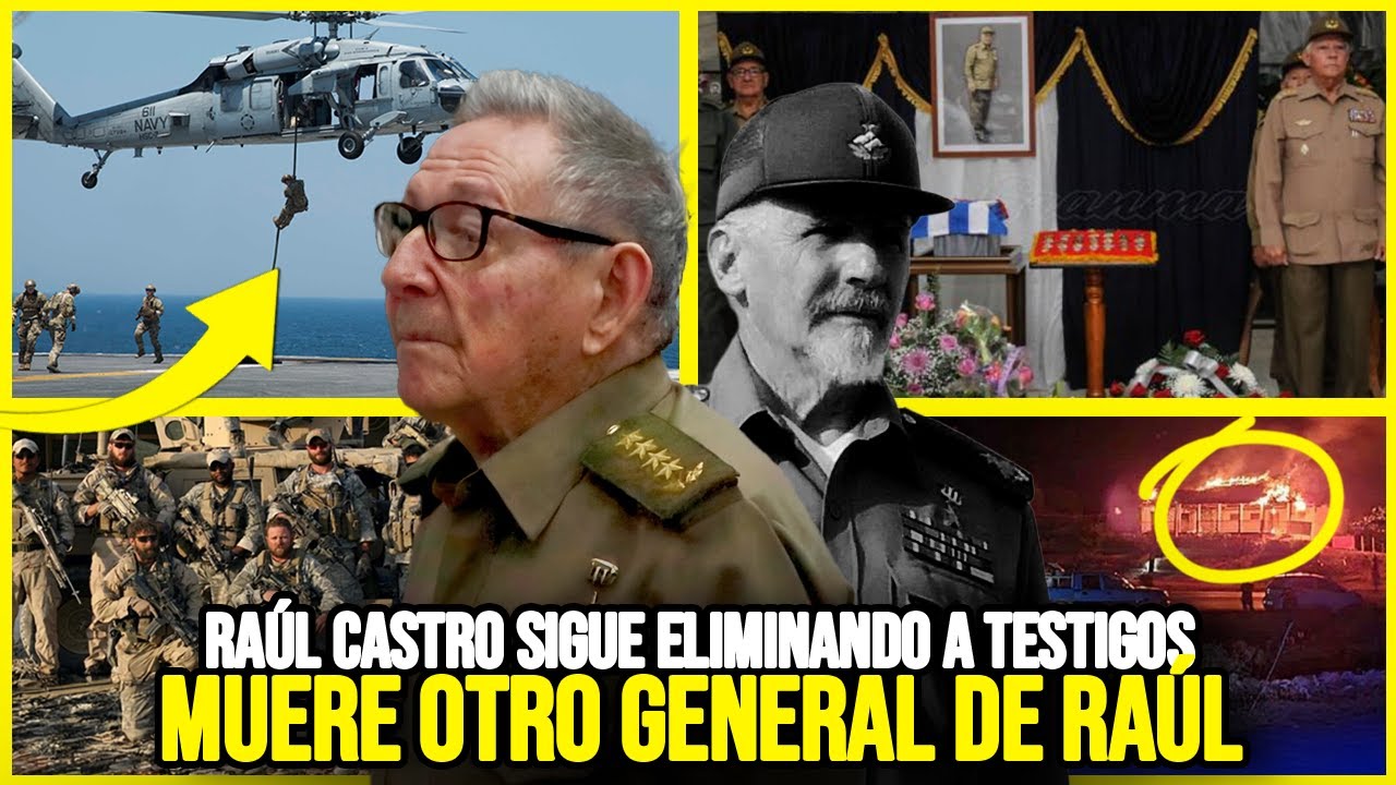 ÚLTIMA HORA🚨 MUERE otro GENERAL de RAÚL CASTRO // Se preparan para NEGOCIAR con TRUMP❓