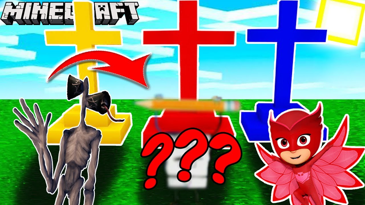 WÄHLE NICHT DAS FALSCHE GRAB in MINECRAFT! (Siren Head, Kritzelbob, PJ Masks)