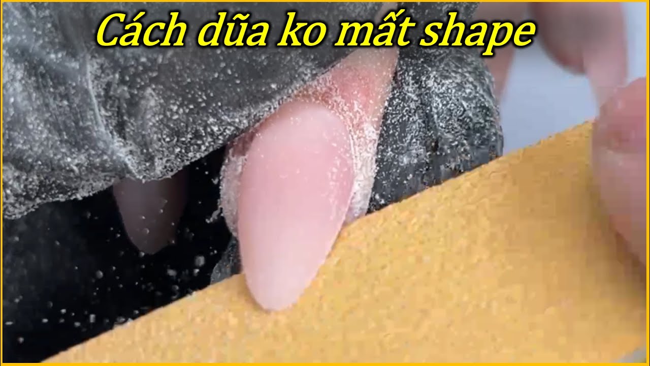 Cách chạy máy dũa shape Almond căn bản - Phong Tran Art