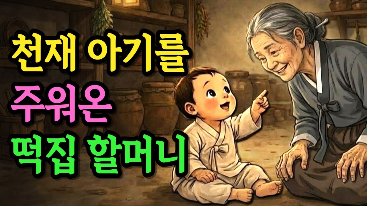 산 속에 버려진 아기를 주워 키운 떡집 할머니, 그 아이의 정체는? | 야담 옛날이야기 오디오북 수면동화 전설 민담 사연