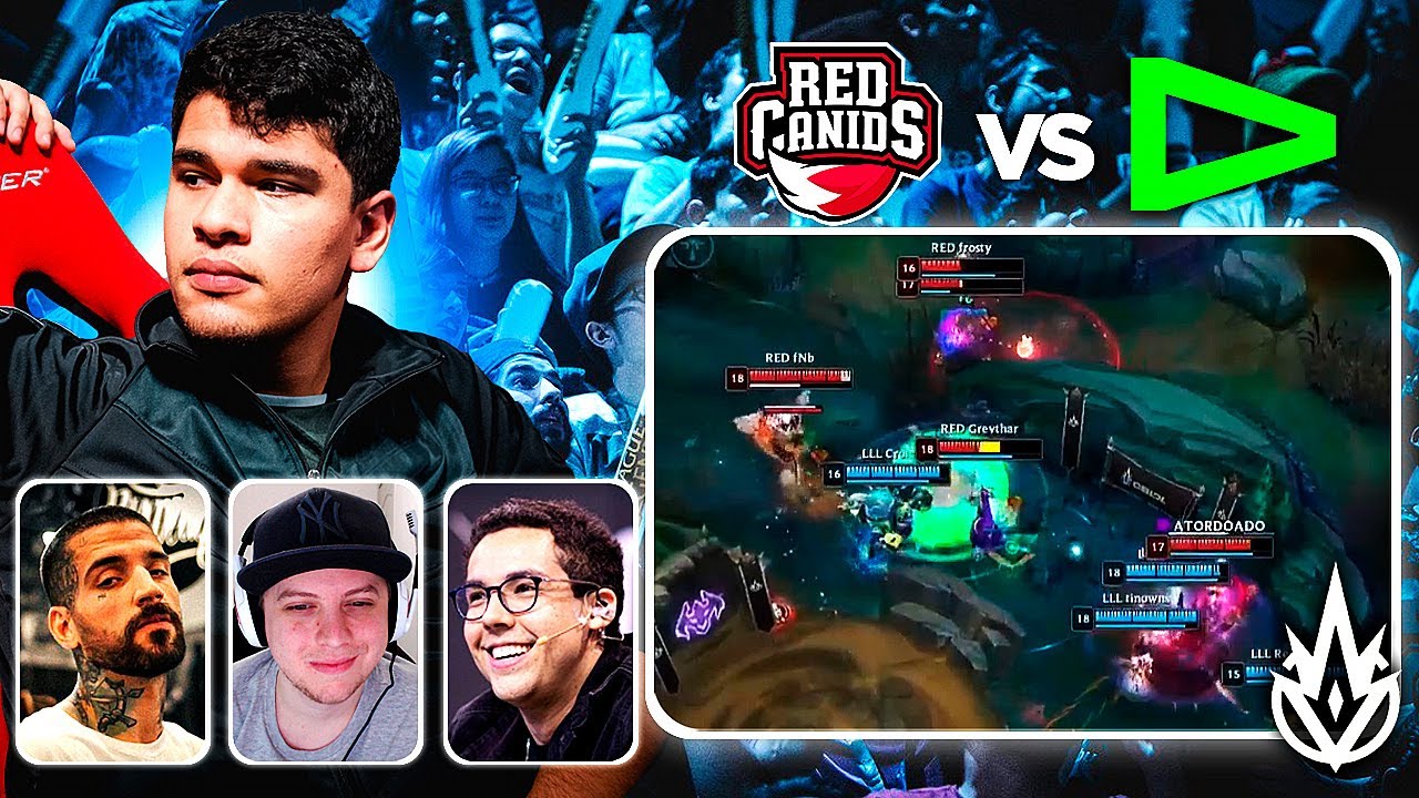 CBLOL - AYEL REAGINDO A LOUD x RED CANIDS - ft. @yetz @aXt @brTToficial
