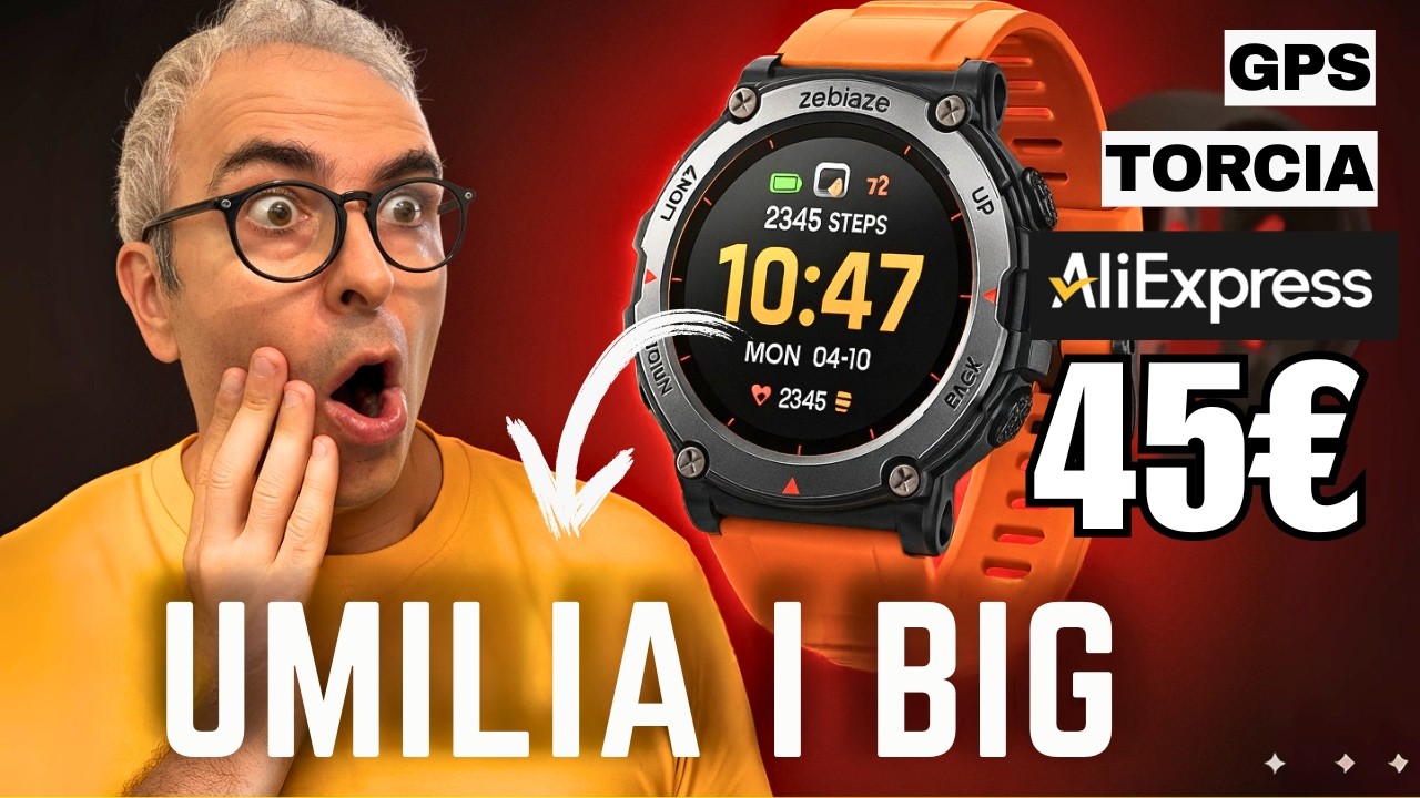 SMARTWATCH da 45€ che UMILIA i BIG: GPS, IMPERMEABILE e BATTERIA INFINITA – Zeblaze Stratos 4