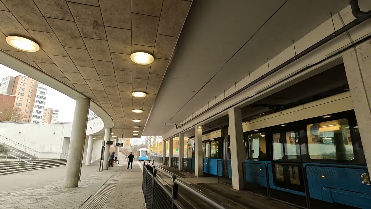 Sweden Gothenburg Frölunda Torg Tram stop